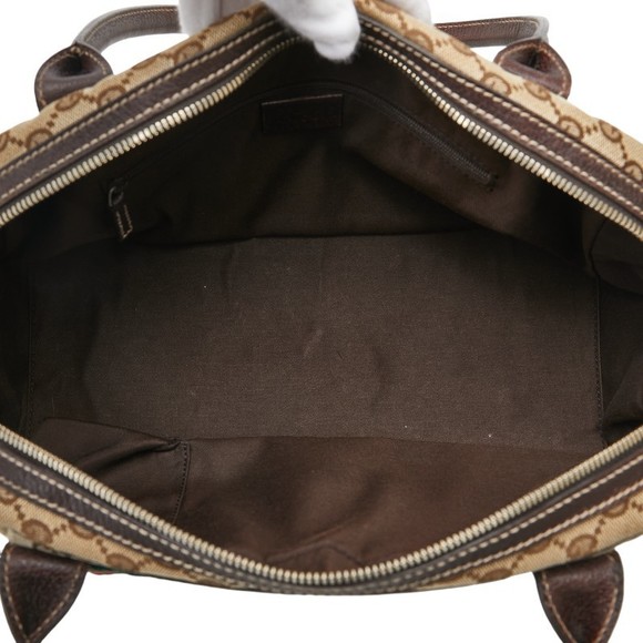 Gucci GG Canvas Princy Boston Bag  Canvas Handbag 161720.0 in Good condition - Picture 6 of 10